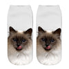2019 New HOT 3D Printing Women Socks Brand Sock Fashion Unisex Christmas Socks Cat Meias Female Funny Low Ankle Femme Sock Sale